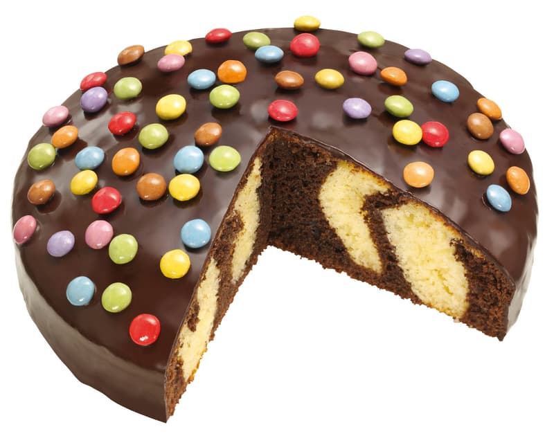 Erlenbacher Smarties® Party cake (frozen)