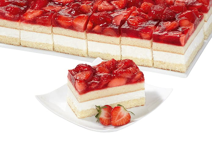 Erlenbacher Strawberry cream cheese slices (frozen)