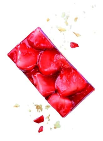 Erlenbacher Strawberry cream cheese slices (frozen)