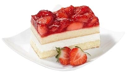 Erlenbacher Strawberry cream cheese slices (frozen)
