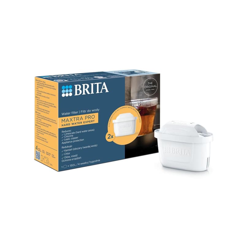 BRITA Pack 2 MAXTRA for Hard Water Expert