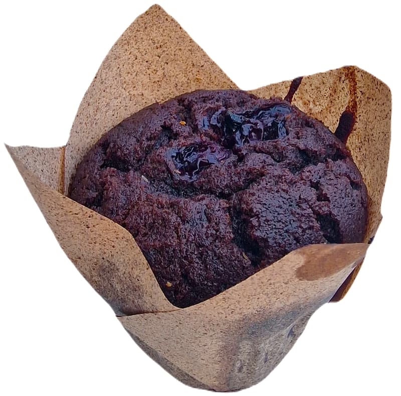 Alrichovo pekařství Muffin brownies with cherry filling