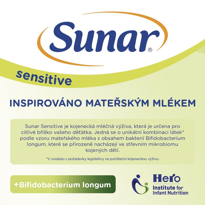 Sunar Sensitive 1, infant milk from birth