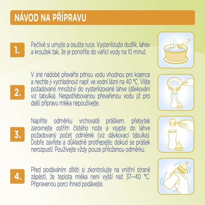 Sunar Sensitive 1, infant milk from birth