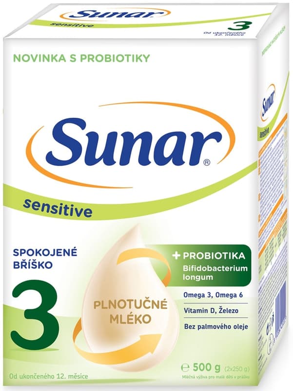 Sunar Sensitive 3 batolecí mléko
