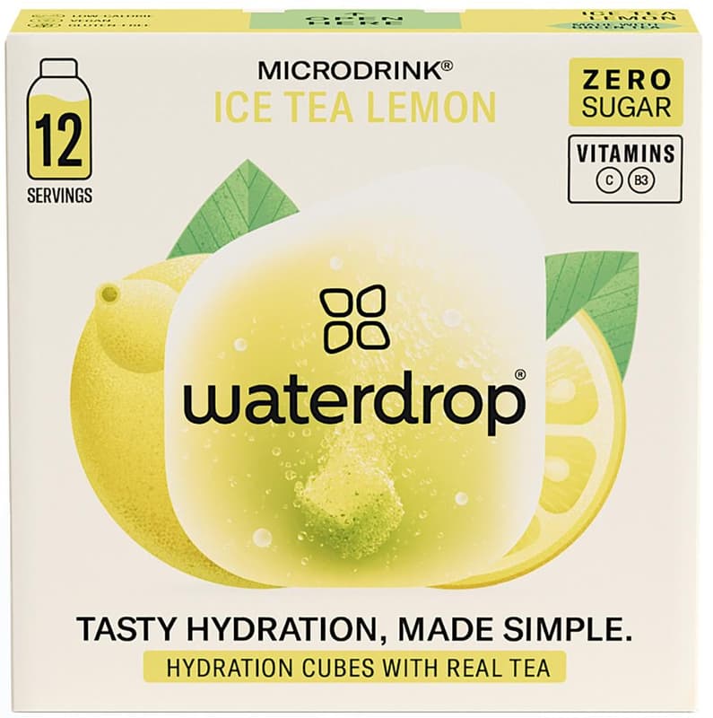 Waterdrop Ice Tea Lemon