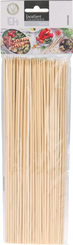 Wooden skewers sharpened 3 mm × 30 cm
