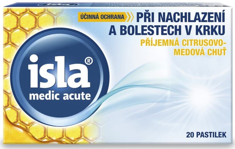 Isla Medic Acute citrus-med 20 lozenges