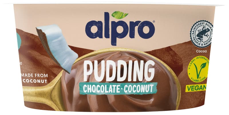 Alpro Coconut pudding with chocolate flavor