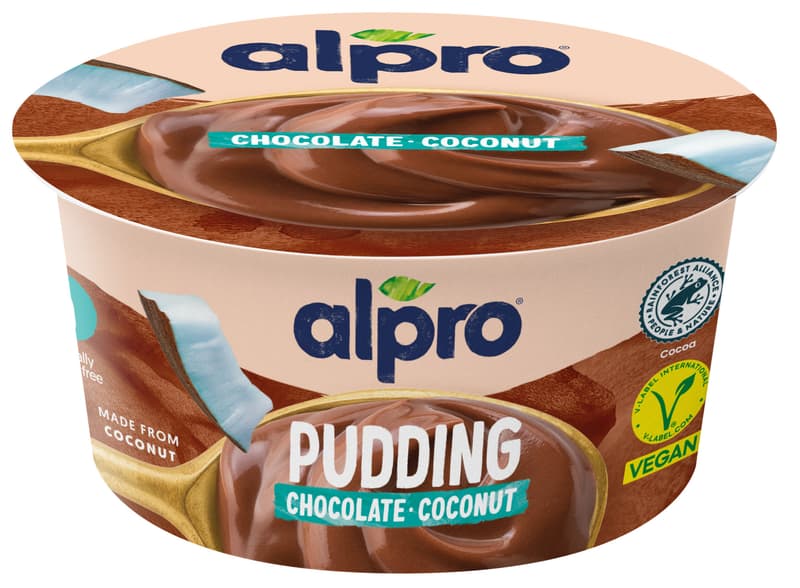 Alpro Coconut pudding with chocolate flavor