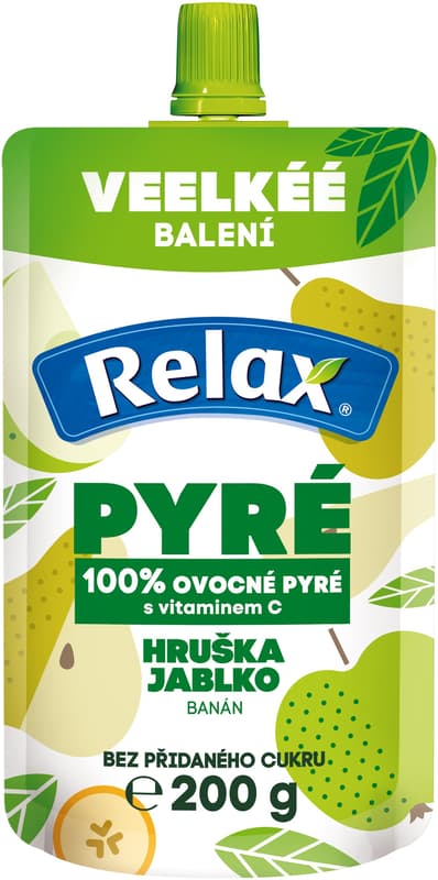 Relax Pyré 100% hruška, jablko a banán