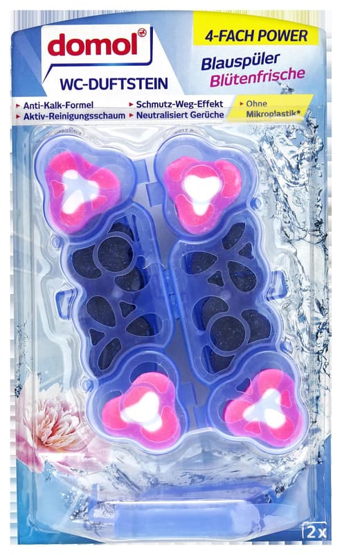 Domol WC blok svěžest květin (2×48 g)