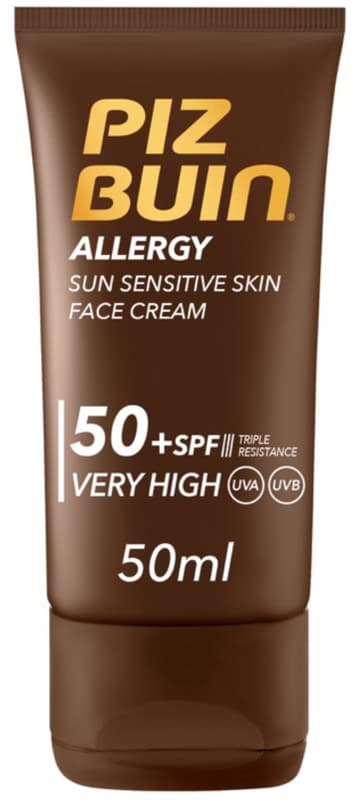 Piz Buin Allergy Sun Sensitive pleťový krém SPF 50+
