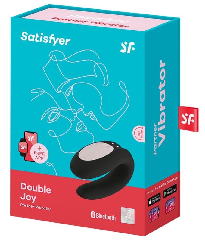 Satisfyer Double Joy párový vibrátor černý