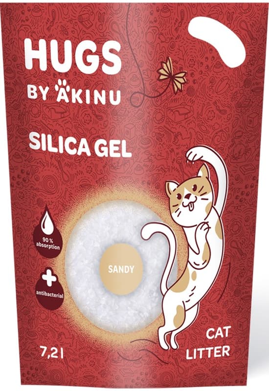 Hugs By Akinu Sandy silika cat litter