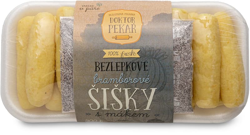 Doktor Pekař Gluten-free potato donuts with poppy seeds