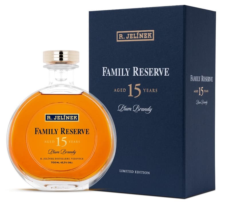 R. JELÍNEK Slivovice Family reserve 15y 45,3% obj.