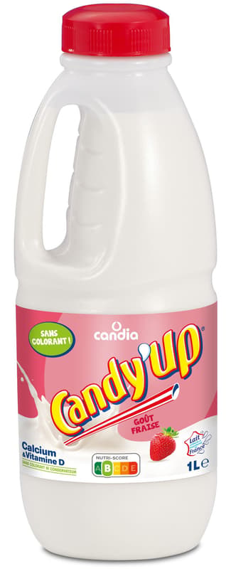 Candia Candy'up strawberry drink milk UHT	