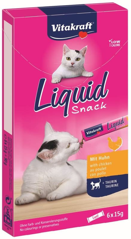 Vitakraft Liquid Snack Liquid treat for cats with chicken