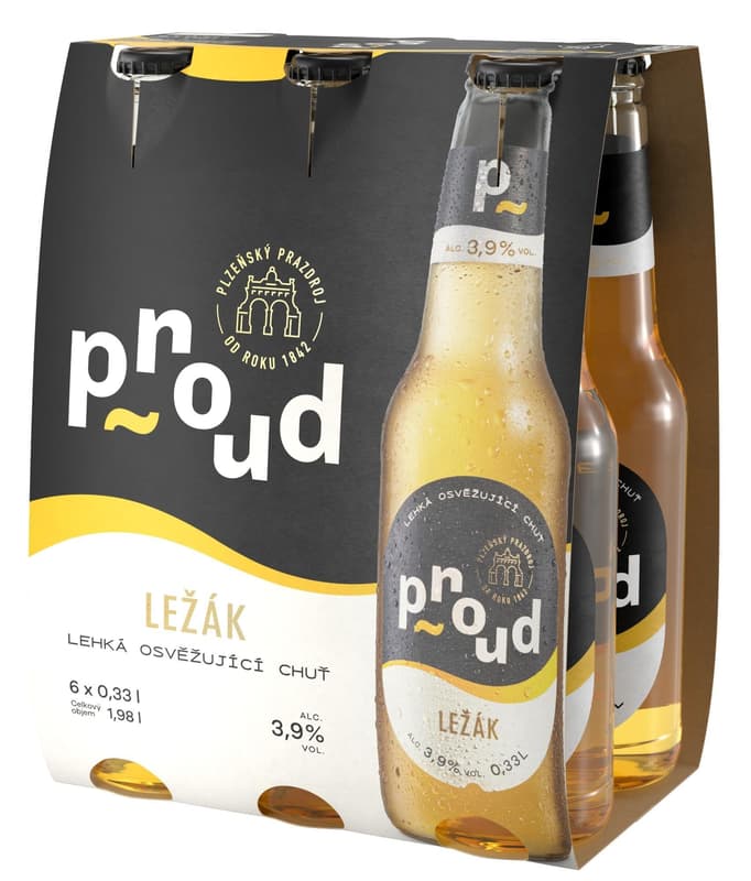 Proud lager bottle