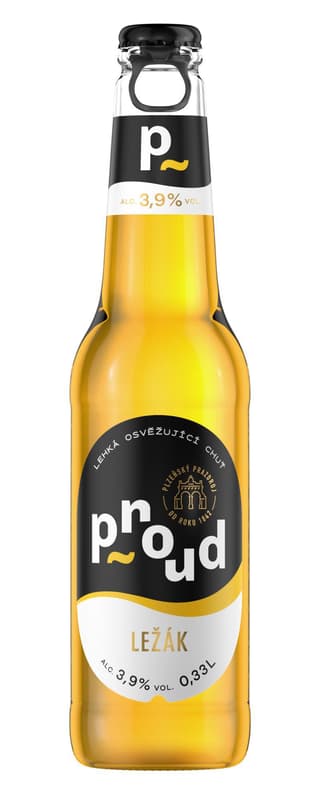 Proud lager bottle