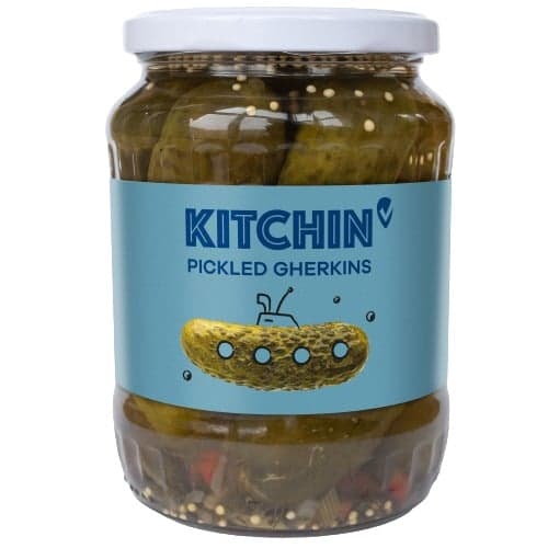 Kitchin Cucumbers in sweet and sour pickle 6-9 cm