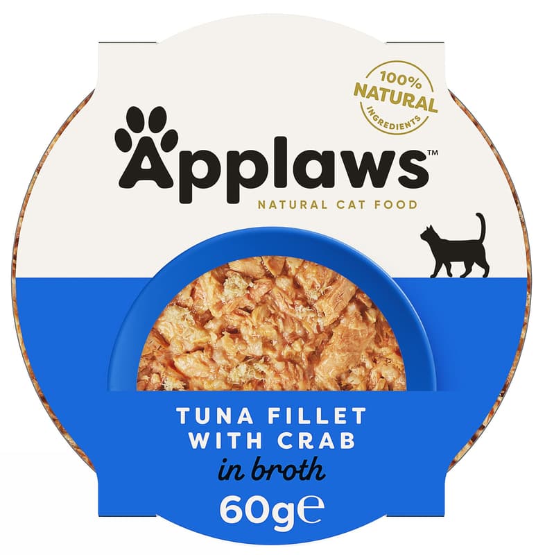 Applaws Cat tuna bowl with crab