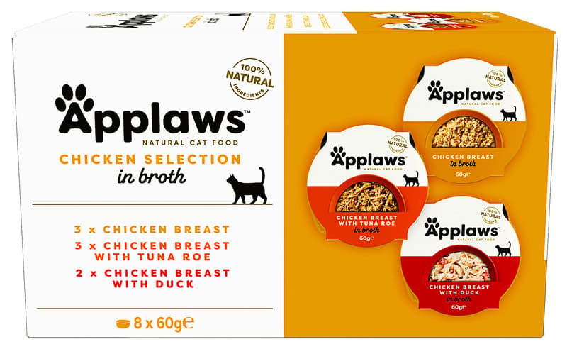 Applaws Cat kuřecí miska pro kočky multipack (8×60 g)