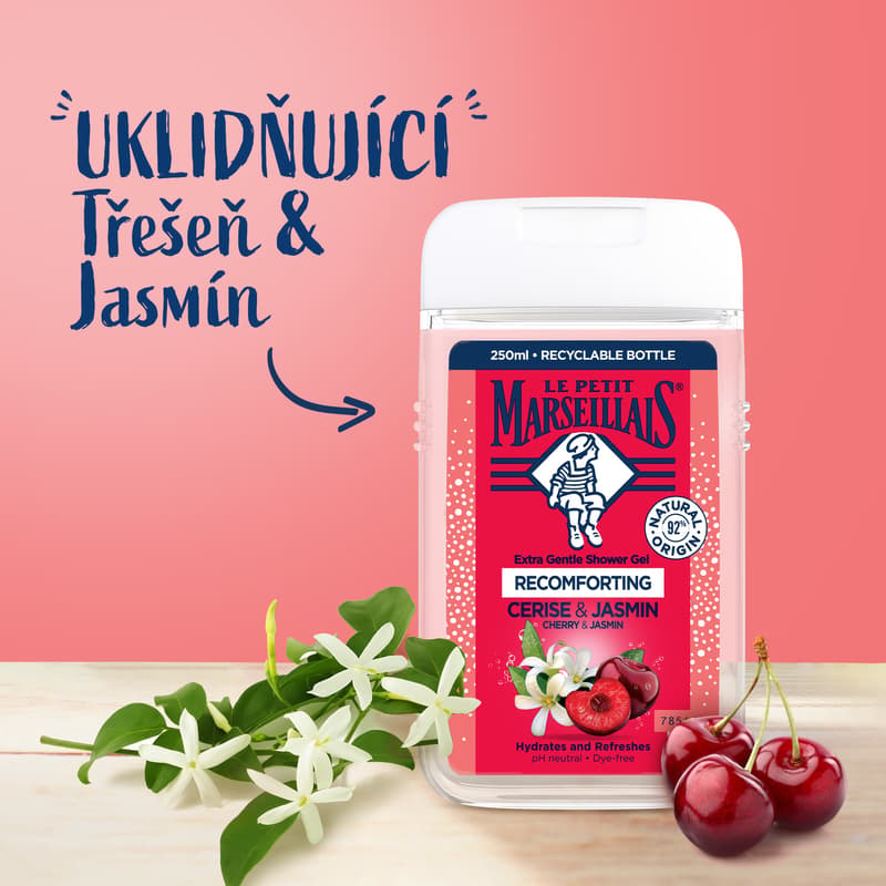Le Petit Marseillais BIO Sprchový gel třešeň & jasmín