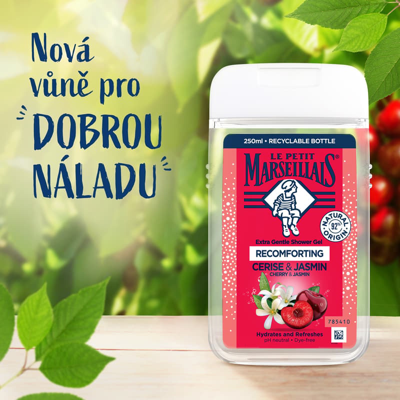 Le Petit Marseillais BIO Sprchový gel třešeň & jasmín