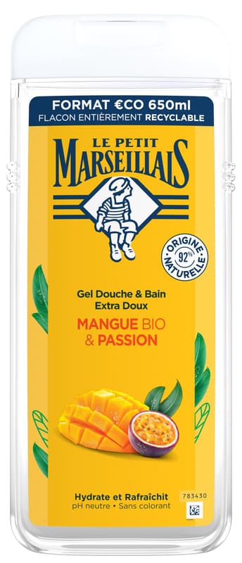 Le Petit Marseillais BIO Sprchový gel mango & marakuja