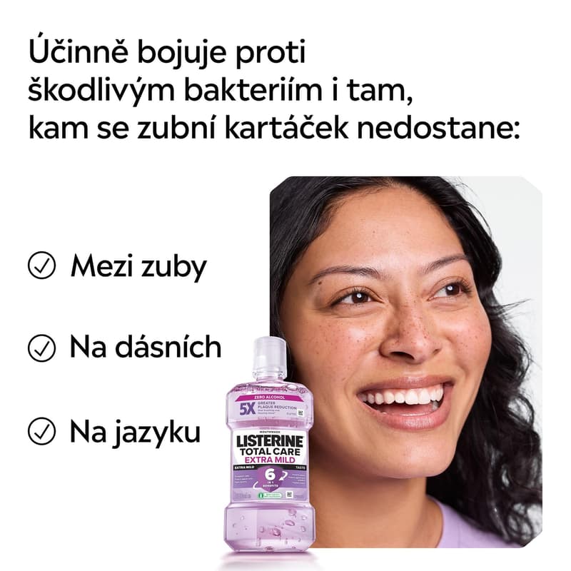 Listerine Total Care Extra Mild ústní voda