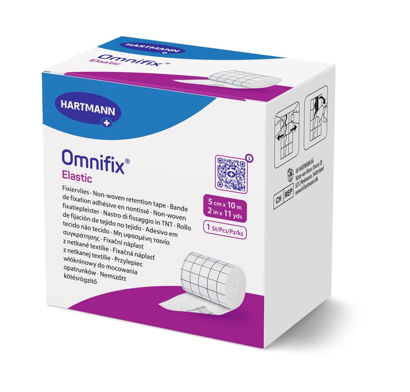 FIXACE HYPOALERGENNÍ OMNIFIX ELASTIC 5CMX10M,1KS