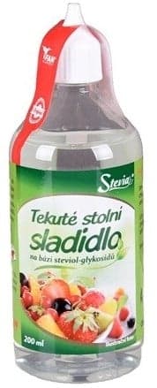 Stevia liquid table sweetener 200ml