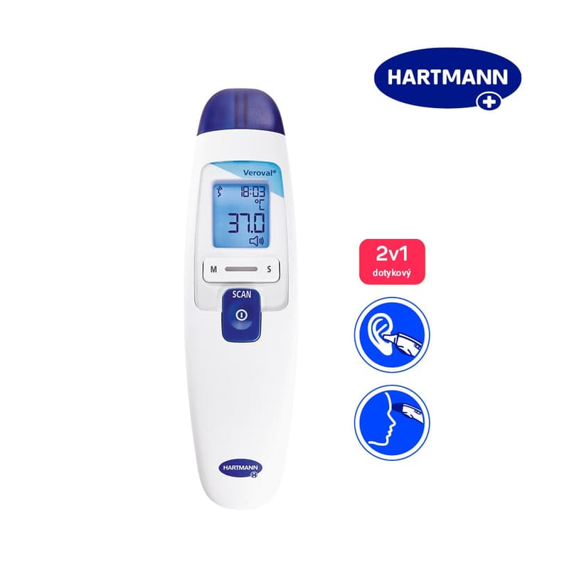 Veroval touch infrared thermometer (DuoScan)