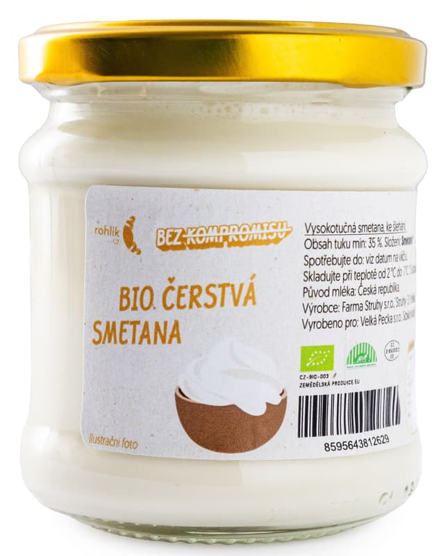 Rohlik.cz BIO Čerstvá smetana