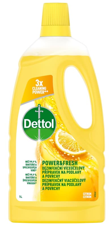 Dettol Power and Fresh Floor Cleaner Lemon 