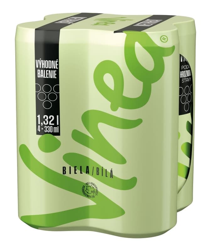 Vinea white 4×0,33 l can