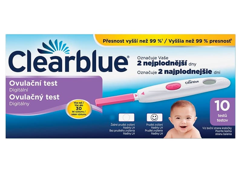 Clearblue digitální ovulační test 10ks