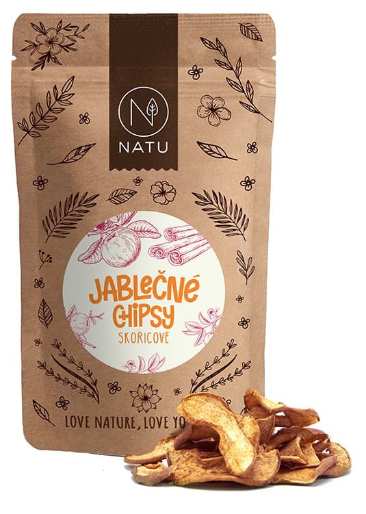 Natu Jablečné chipsy skořicové