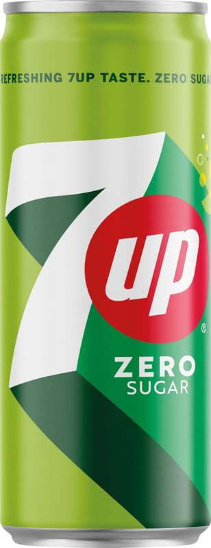 7UP Zero sugar plech
