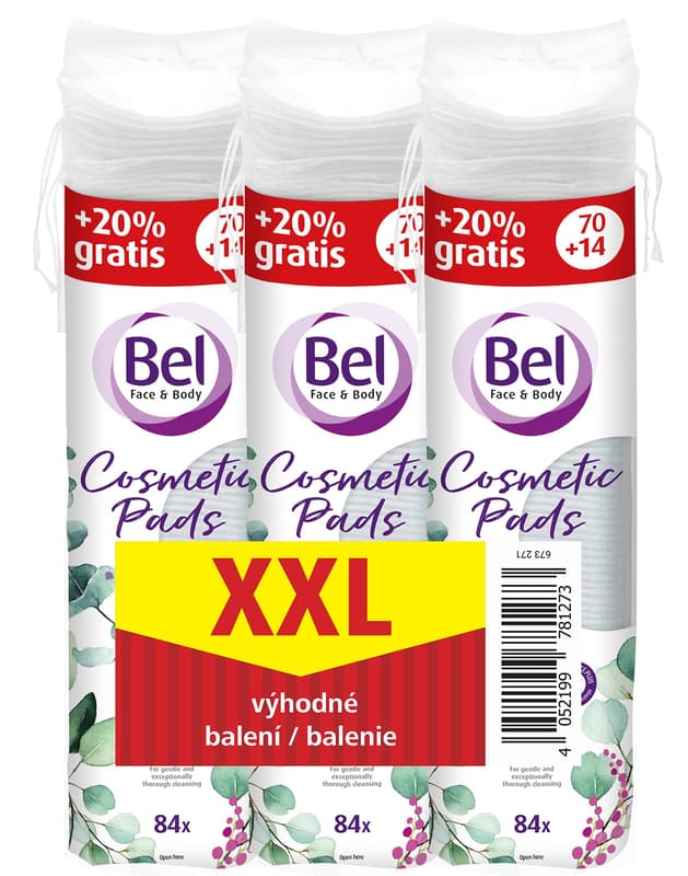 Bel Cosmetic make-up remover tampons XXL pack