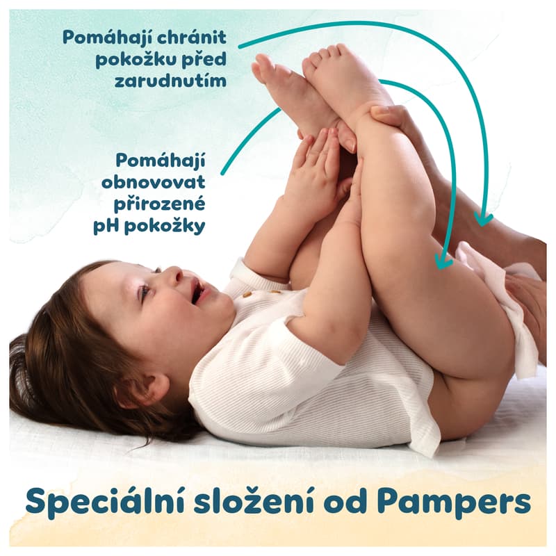 Pampers Harmonie Protect & Care Baby Wipes 4 Packs = 176 Wipes