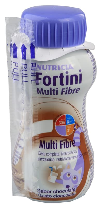 FORTINI FOR CHILDREN WITH FIBER, CHOCOLATE FLAVOR oral solution 1X200ML