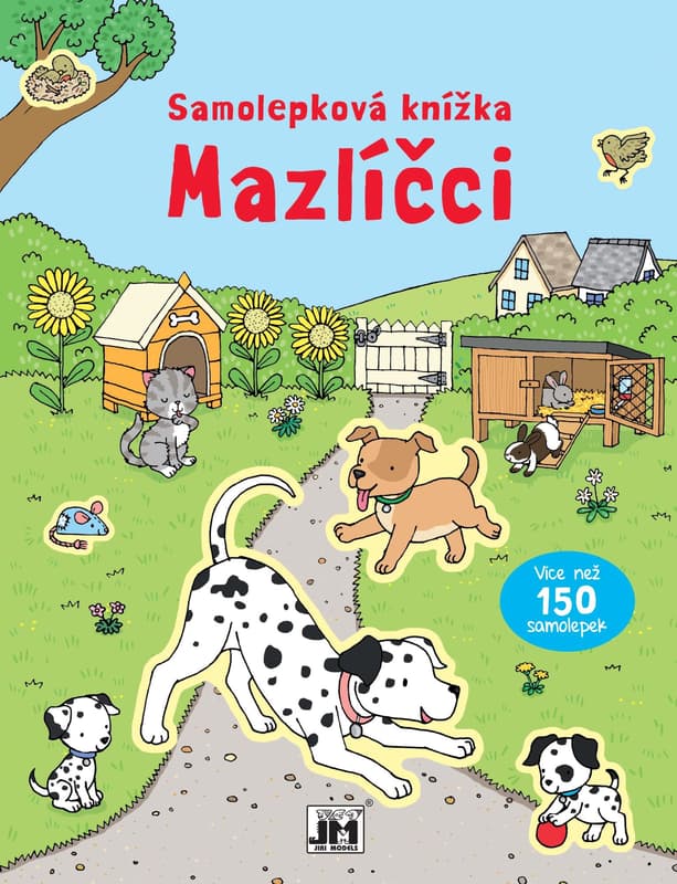 JIRI MODELS Samolepková knížka Mazlíčci
