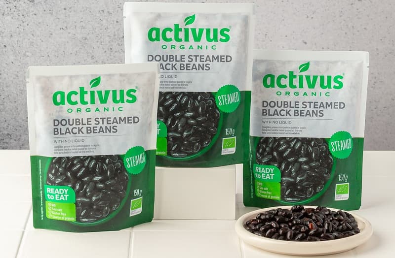 Activus BIO Black beans without pickle ready to eat