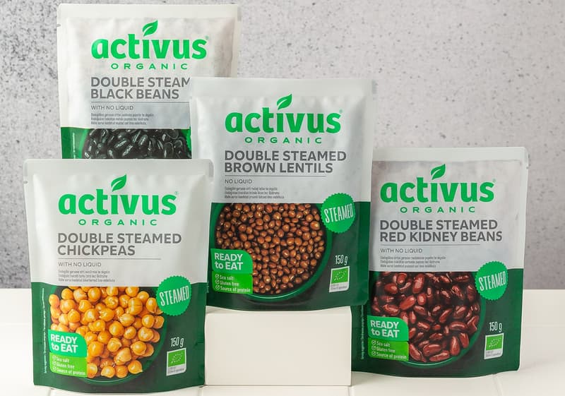 Activus BIO Black beans without pickle ready to eat