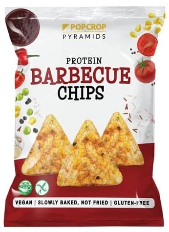 Popcrop Proteinové chipsy s barbecue příchutí
