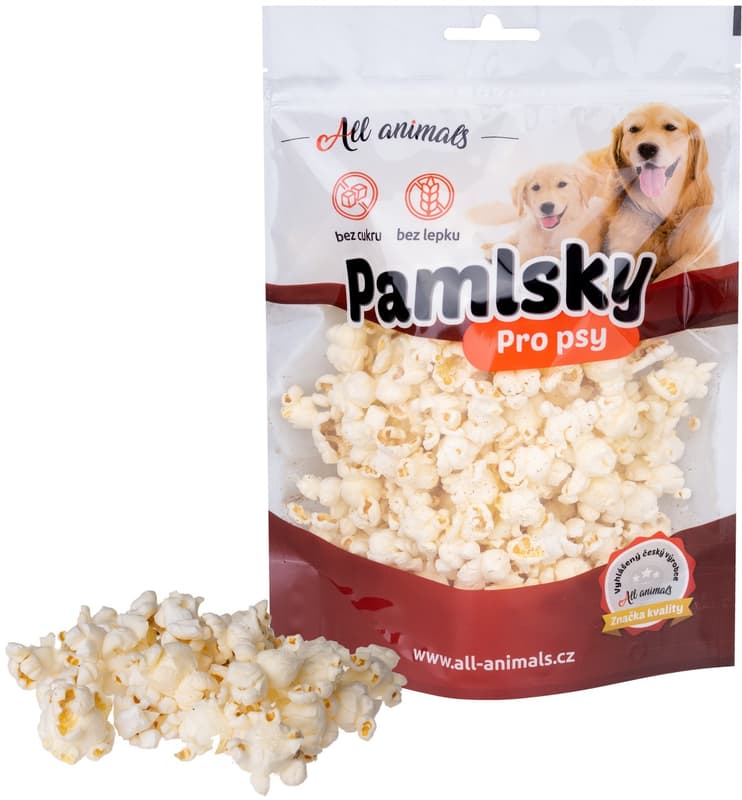 All Animals Popcorn s příchutí hovězího masa pro psy