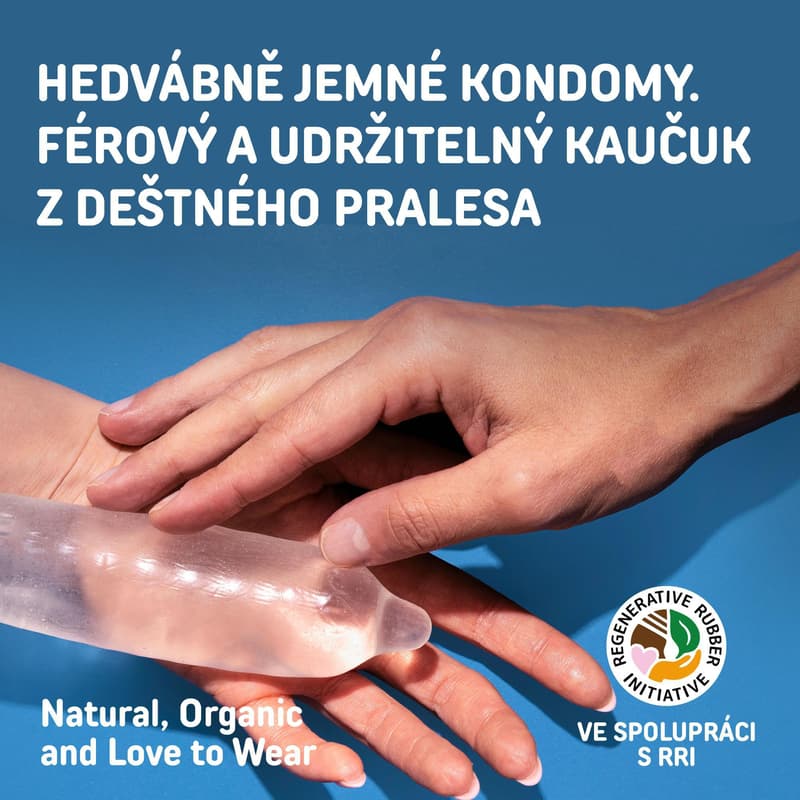 You+Me Romeo Vegan kondomy se zvýšenou dávkou lubrikace
